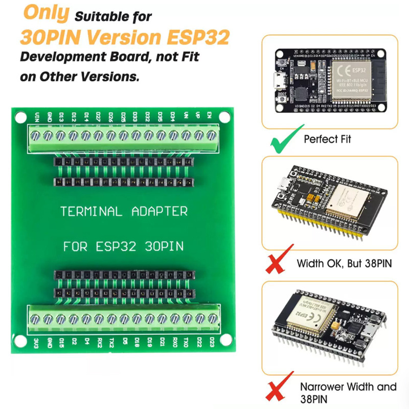 Doit Esp32 - Placa de desarrollo ESP32 NodeMCU-32S ESP32-32D