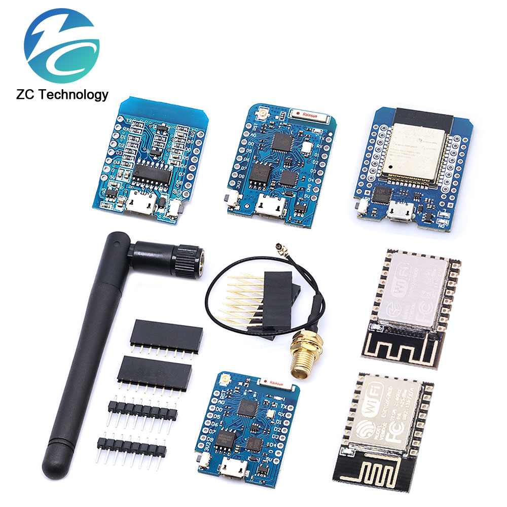 D1 Mini Pro - Placa de desarrollo WIFI con pines,