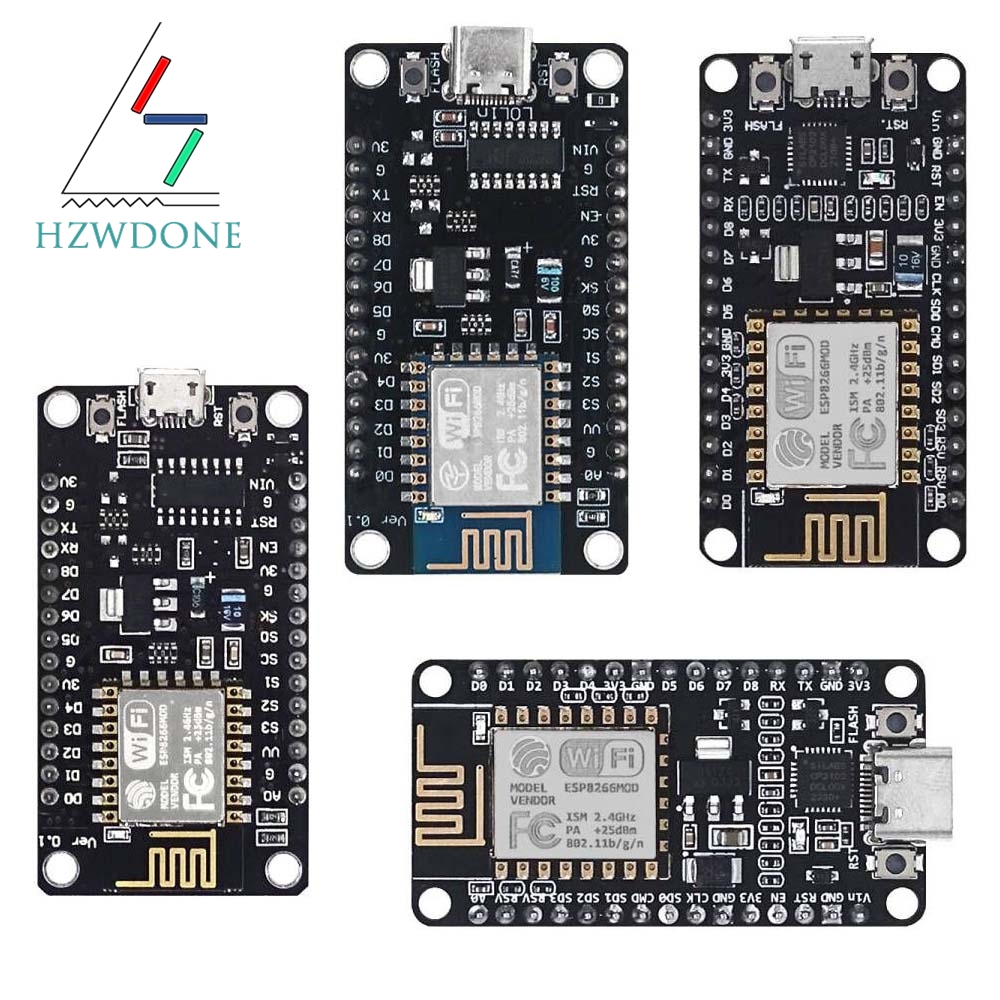 Nodemcuv2 - Módulo inalámbrico CH340 CP2102 NodeMcu V3