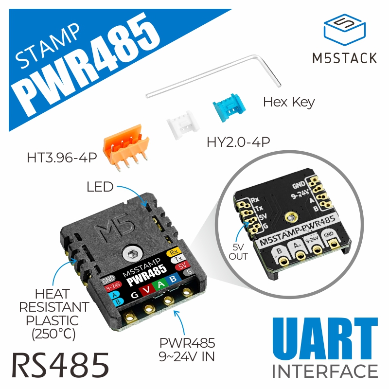 M5Stack - Módulo RS485 oficial M5Stamp M5Stack