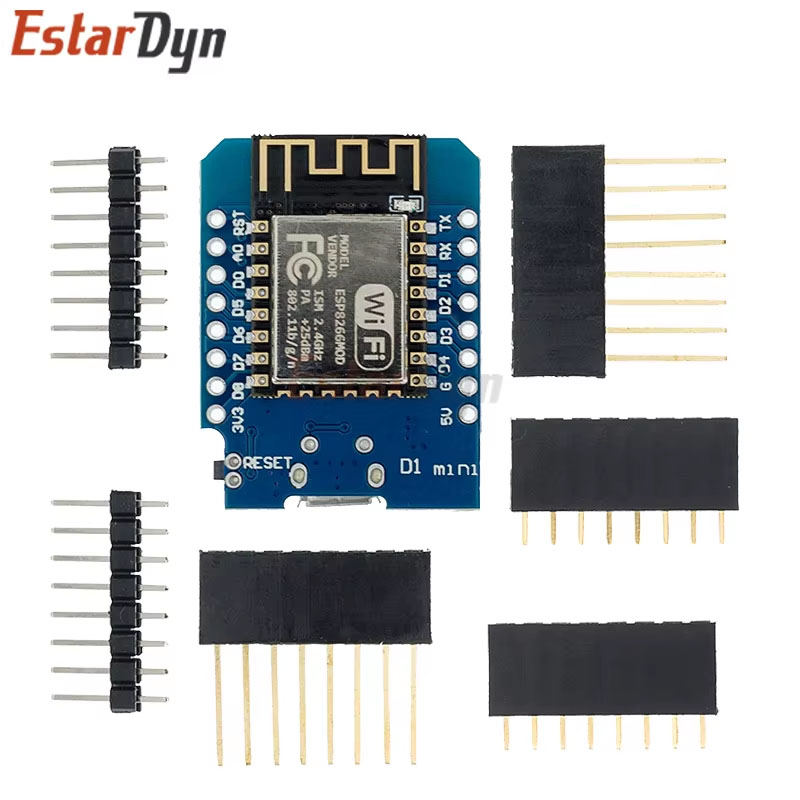 D1 Mini TYPE-C/MICRO ESP8266 E - Nodemcuv2 reseña y precio