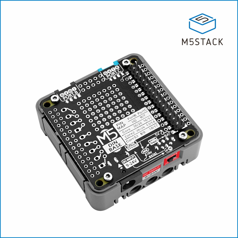 Base Din oficial M5Stack con b - M5Stack Core2 reseña y precio