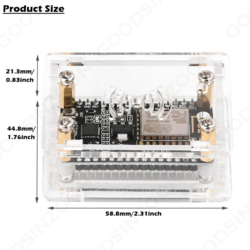 Kit de carcasa acrílica para E - Nodemcuv2 reseña y precio